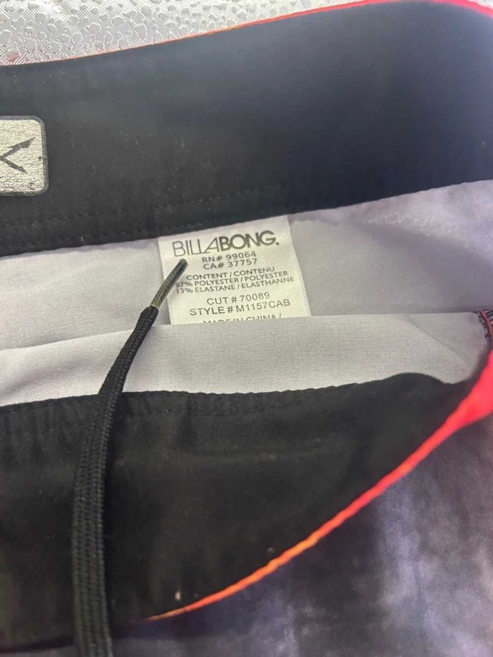 Billabong Phantom Board Shorts (Tie-Dye Waist / Black Base)